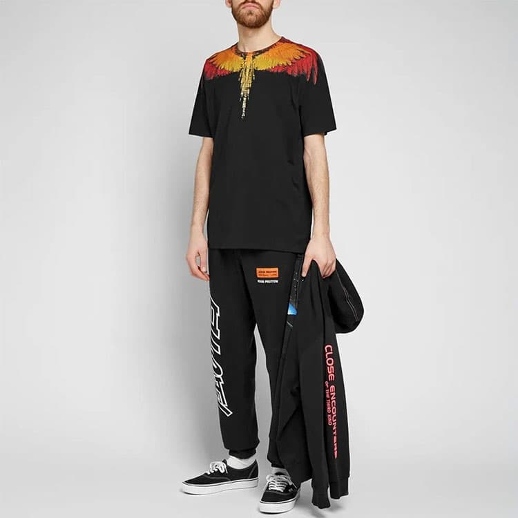 Футболка Marcelo Burlon Orange Wings T-Shirt - изображение 4