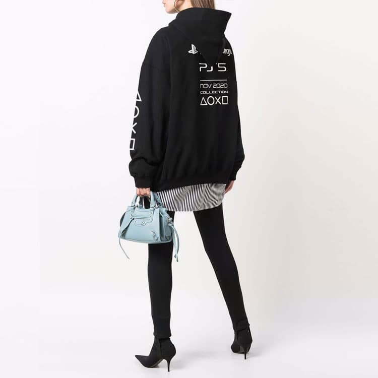 Худи Balenciaga Hoodie Black - изображение 3