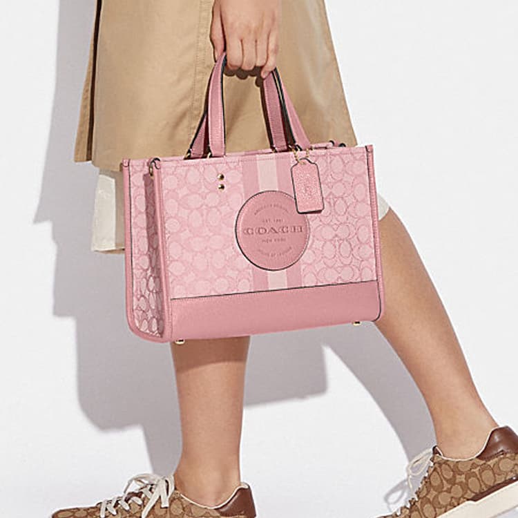 Сумка COACH Dempsey 30 Logo Tote - изображение 5