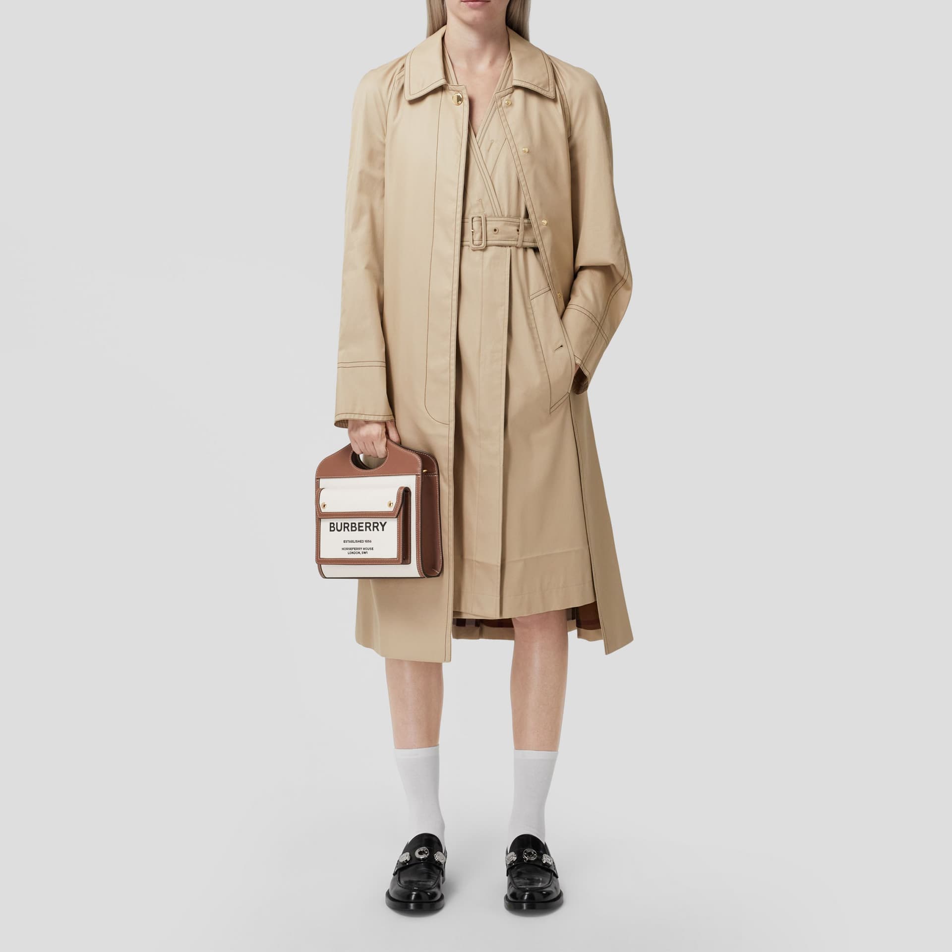 Сумка Burberry Vintage Pocket Bag Beige - изображение 13