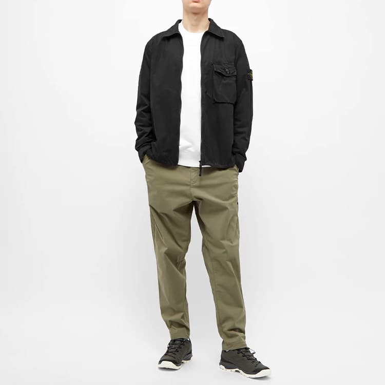 Худи Stone Island Garment Dyed Crew Sweat Bright White - изображение 2