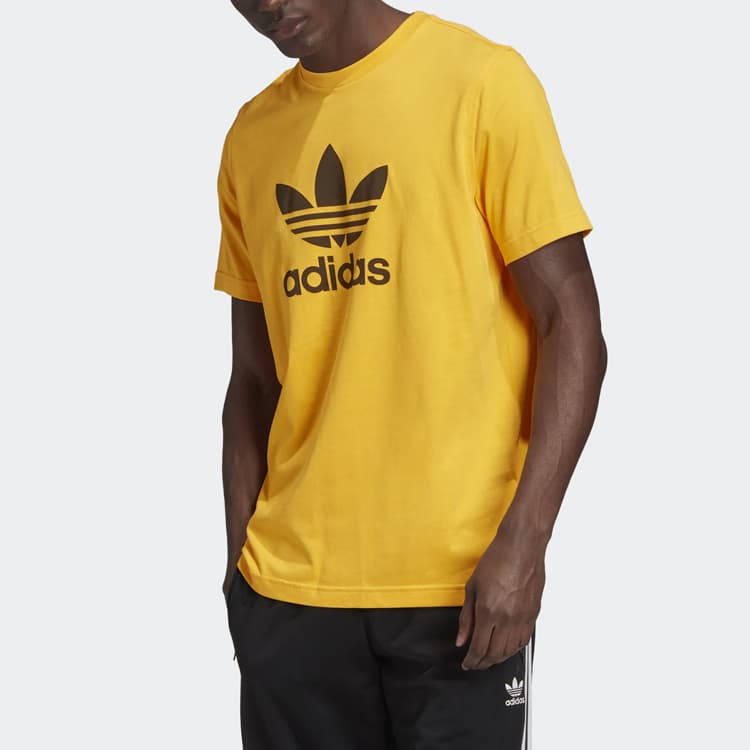 Футболка adidas Trefoil T-Shirt Gold - изображение 4