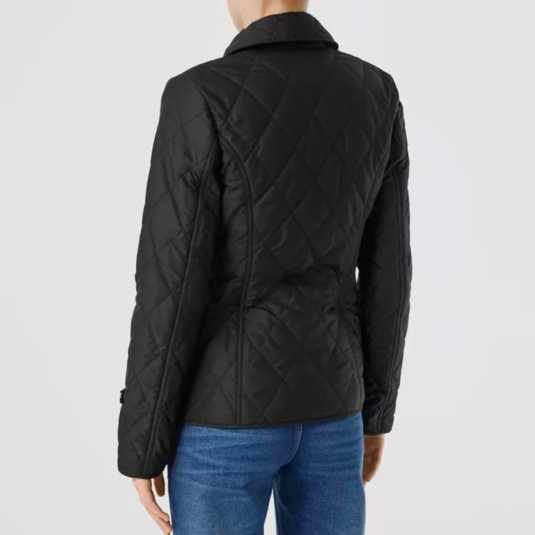 Куртка Burberry Quilted Jacket Black - изображение 6