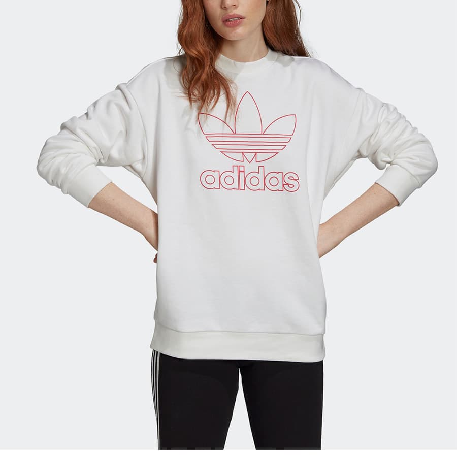 Кофта adidas Originals TRF Crew Sweatshirt White - изображение 3