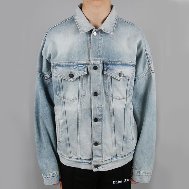 Джинсовая куртка PALM ANGELS Logo - изображение 5