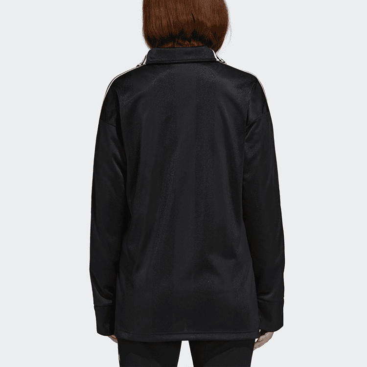 Куртка adidas Originals Classic Logo Track Jacket Black - изображение 5