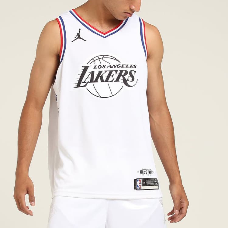 Баскетбольная майка Nike NBA 2019 All-Star Lakers Lebron James Jersey White - изображение 4