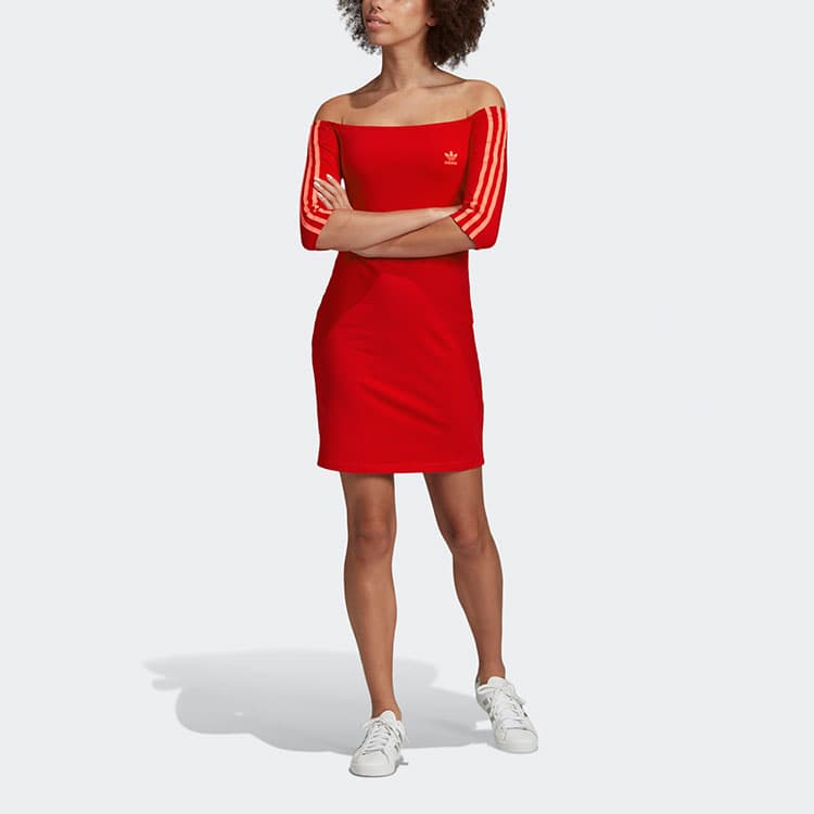Платье adidas originals Shoulder Dress - изображение 6