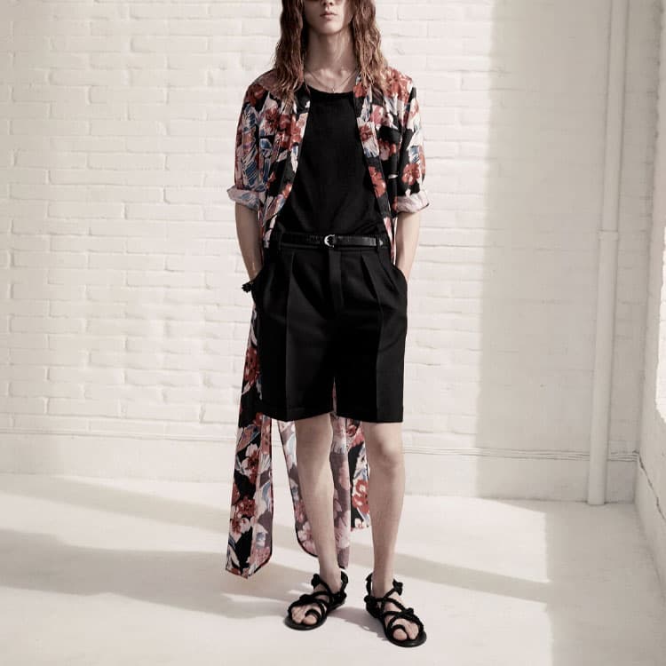 Шорты SAINT LAURENT SS21 Black Shorts - изображение 3