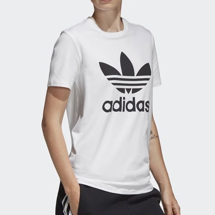 Футболка adidas originals Trefoil Tee White T - изображение 5
