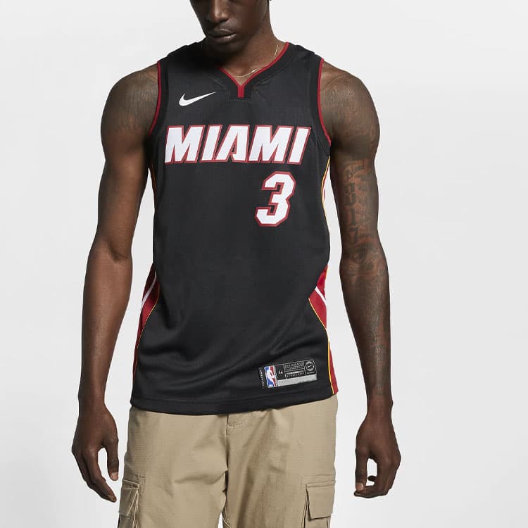 Баскетбольная майка Nike NBA Dwyane Wade Icon Edition Swingman Jersey - изображение 4