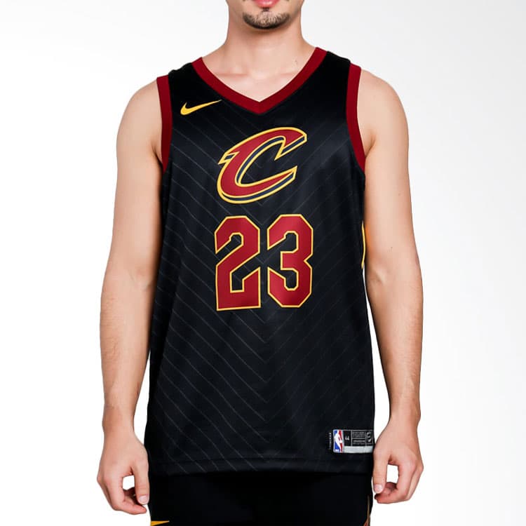 Баскетбольная майка Nike LeBron James Cavaliers Jersey 23 Black - изображение 3