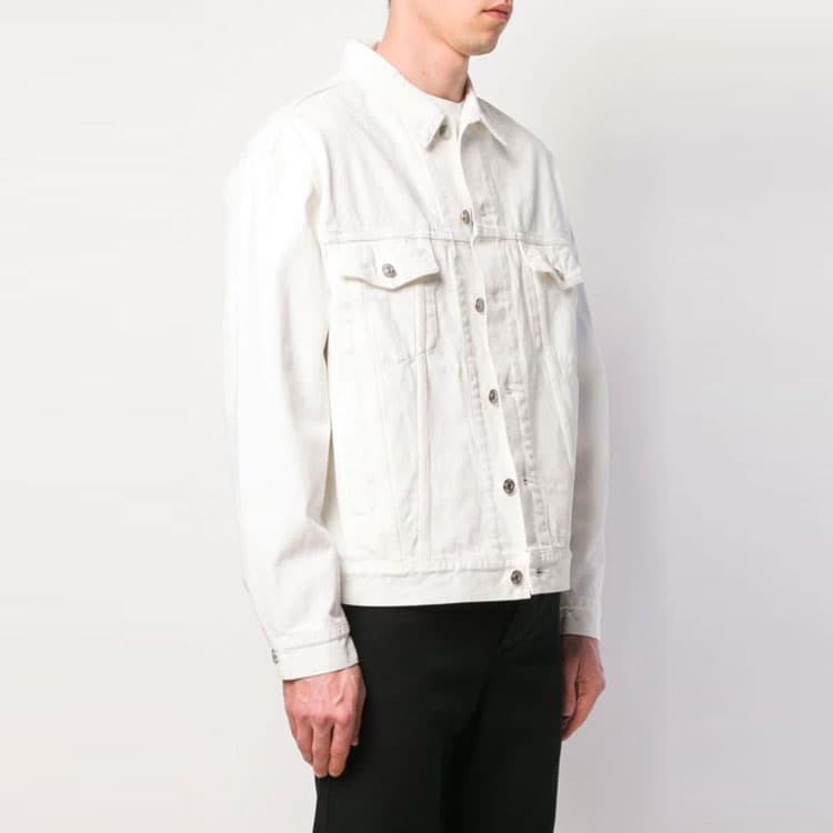 Куртка Balenciaga Denim Jacket White - изображение 6