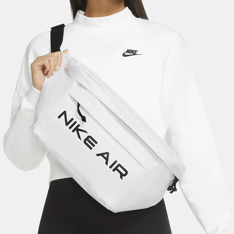 Поясная сумка Nike Crossbody Bag Small Gray White - изображение 5