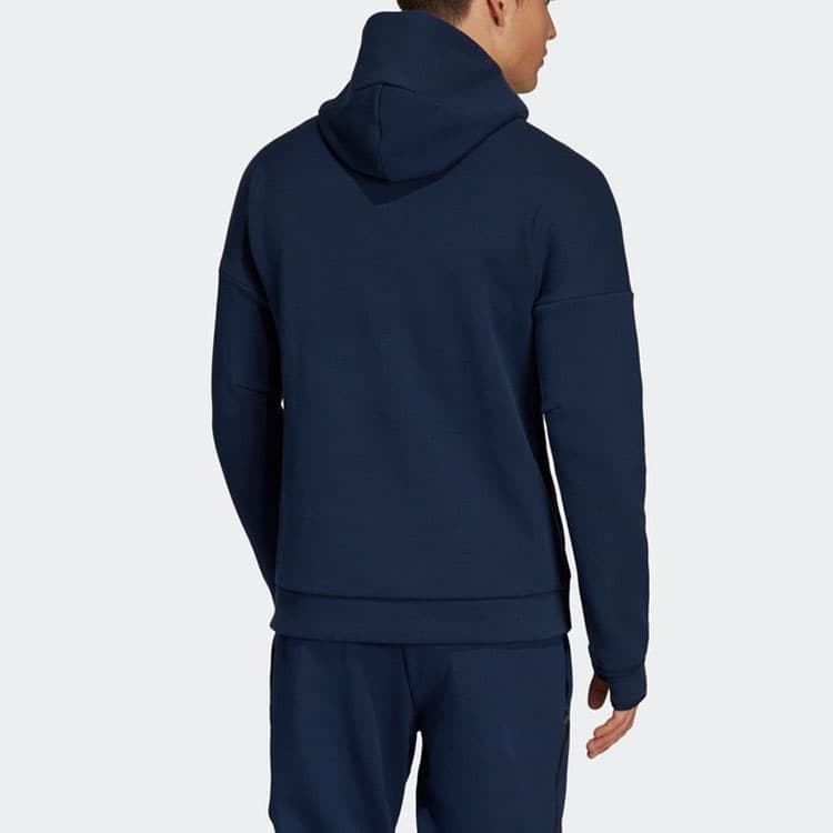 Куртка adidas Basketball Hoodie Navy - изображение 3
