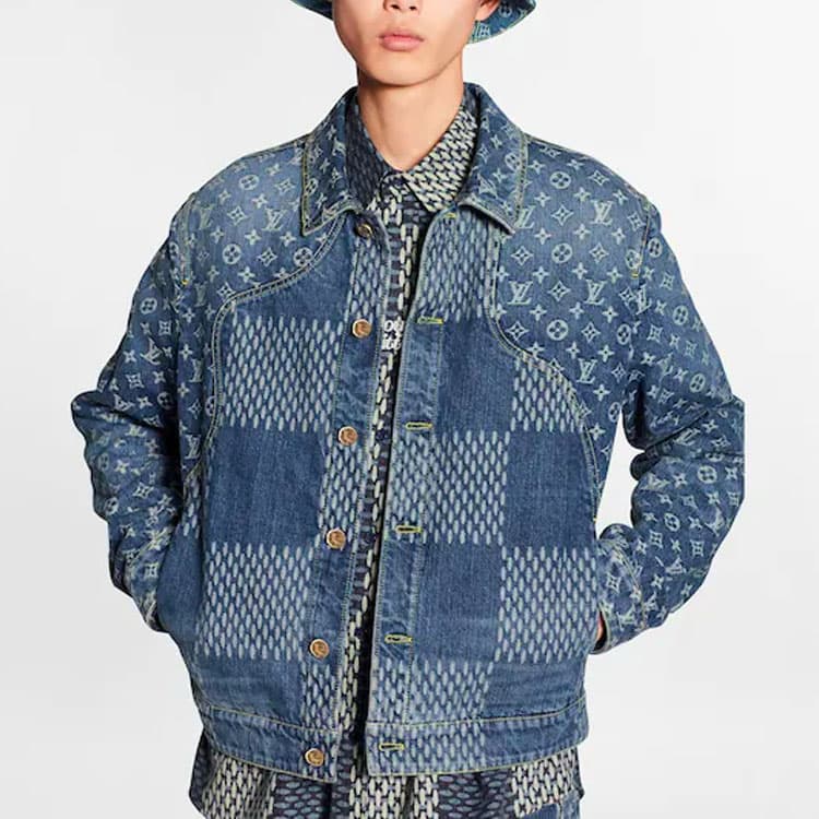 Джинсовая куртка LOUIS VUITTON x nigo LV2 Logo - изображение 5