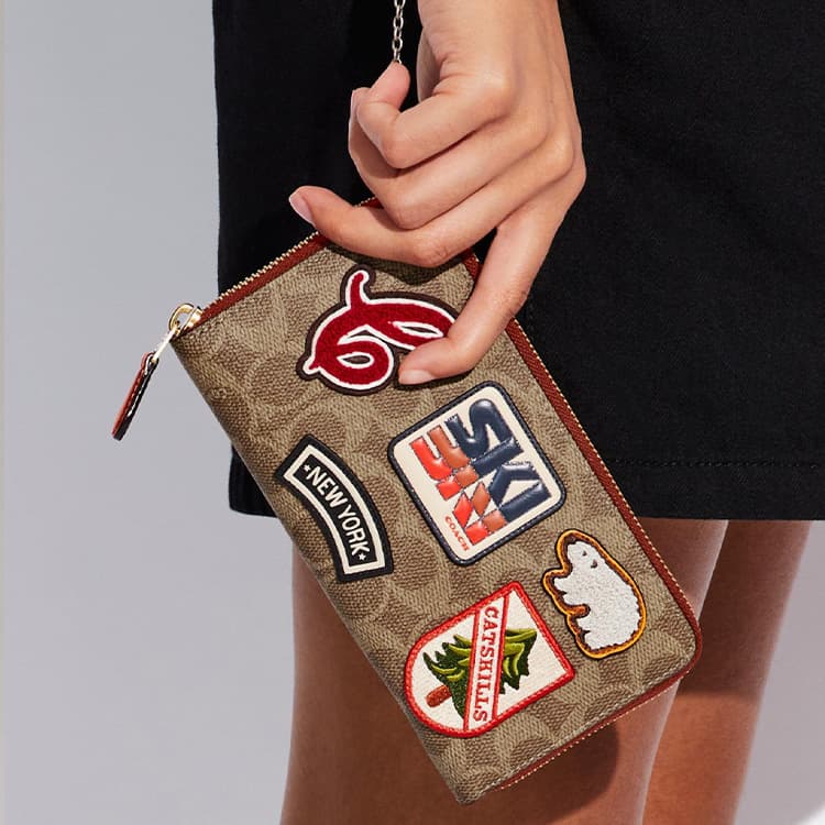 Кошелек COACH Accordion Zip 20 - изображение 6