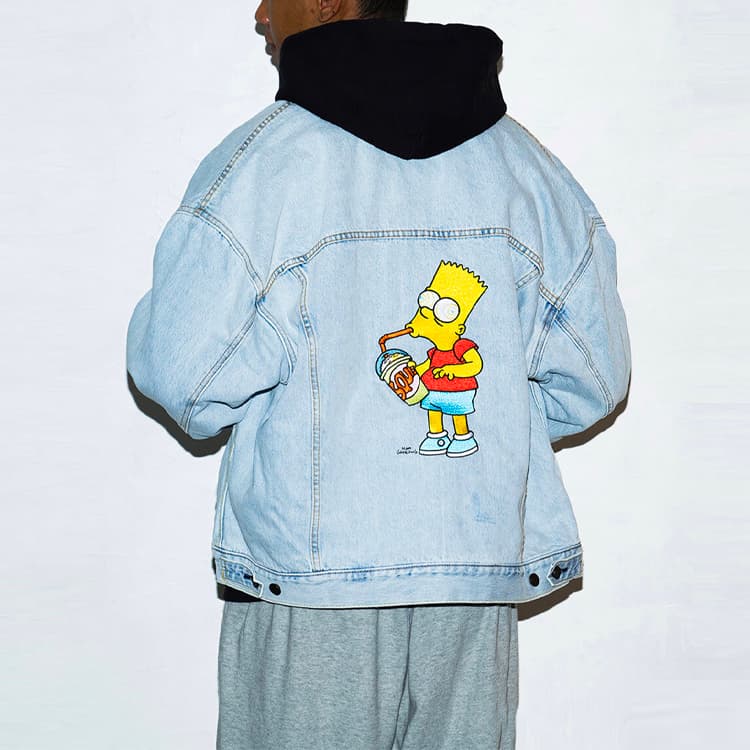 Джинсовая куртка Levis x The Simpsons Denim Jacket - изображение 6