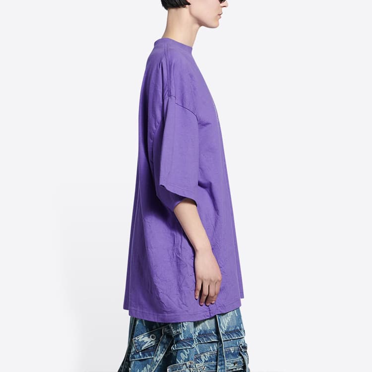 Футболка Balenciaga SS22 Bebe Purple - изображение 6