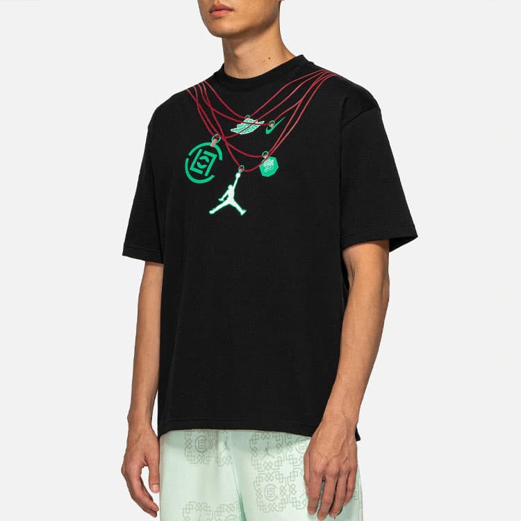 Футболка Jordan x CLOT Logo T-Shirt - изображение 5