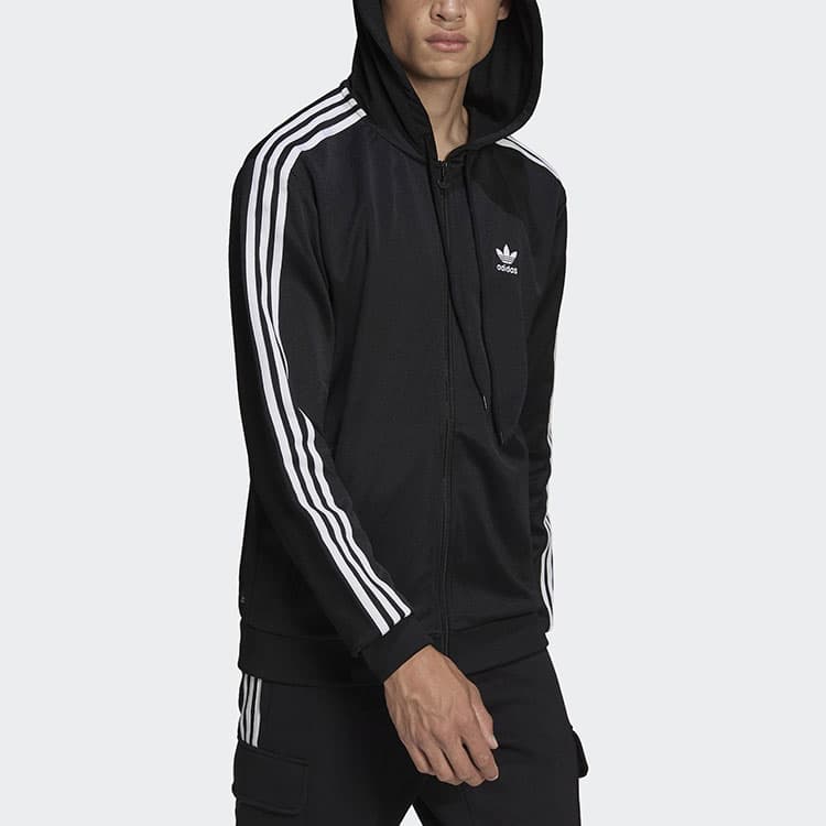 Куртка adidas Originals Hoodie Jacket Black - изображение 4