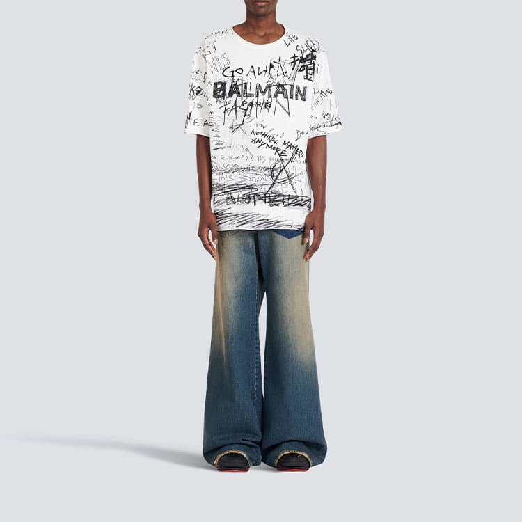 Футболка BALMAIN FW22 LogoT — фото 2