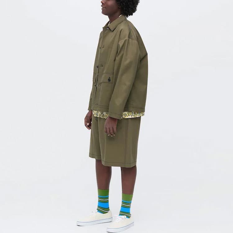 Шорты UNIQLO x MARNI Shorts Deep Olive - изображение 5