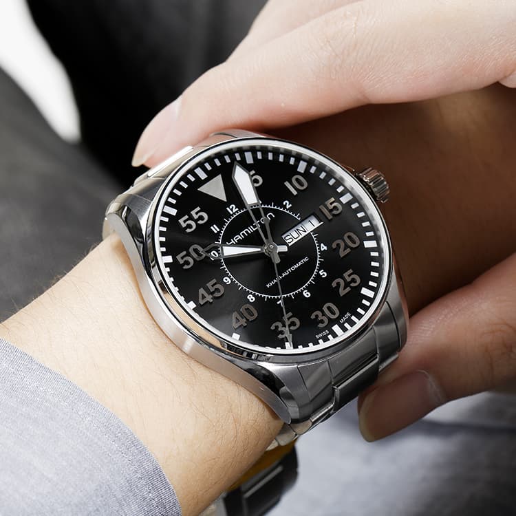 Часы Hamilton Khaki Aviation Pilot H64715135 - изображение 8