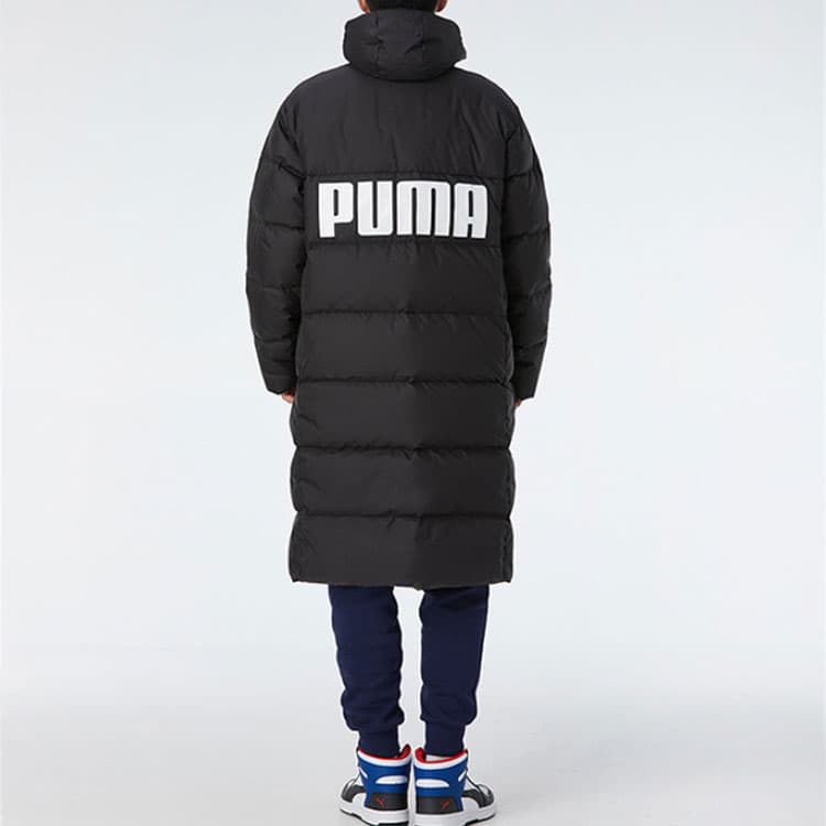 Зимняя куртка PUMA Long Oversized Down Jacket Black - изображение 5