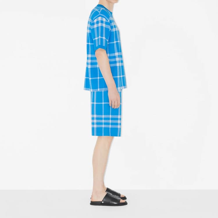 Шорты Burberry SS23 Blue Shorts - изображение 5