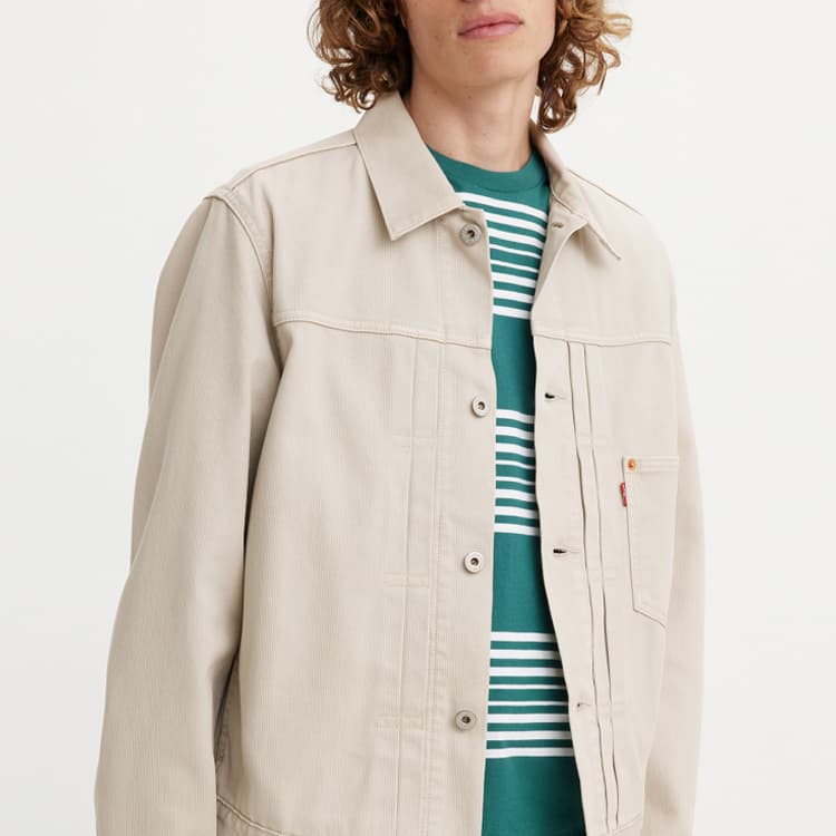 Джинсовая куртка Levis Denim Jacket Khaki - изображение 4
