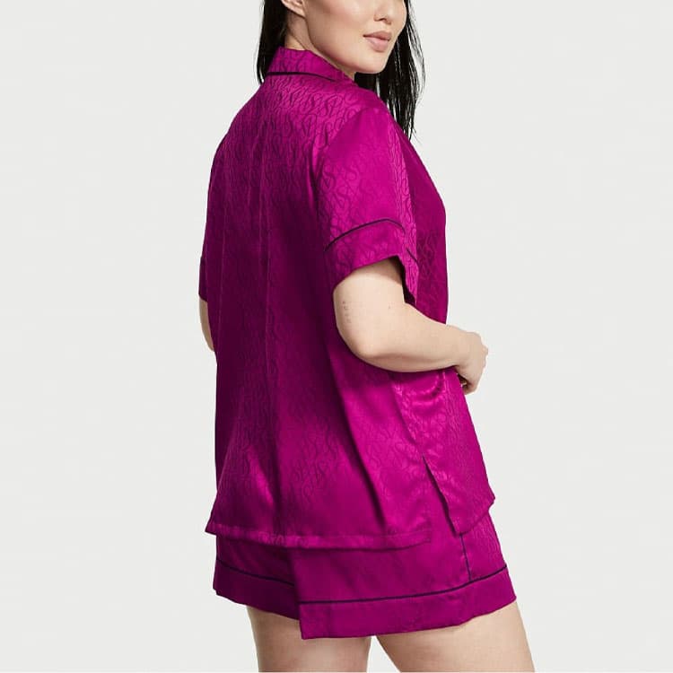 Пижама Victoria's Secret Satin Pocket Pajama Set Purple - изображение 3