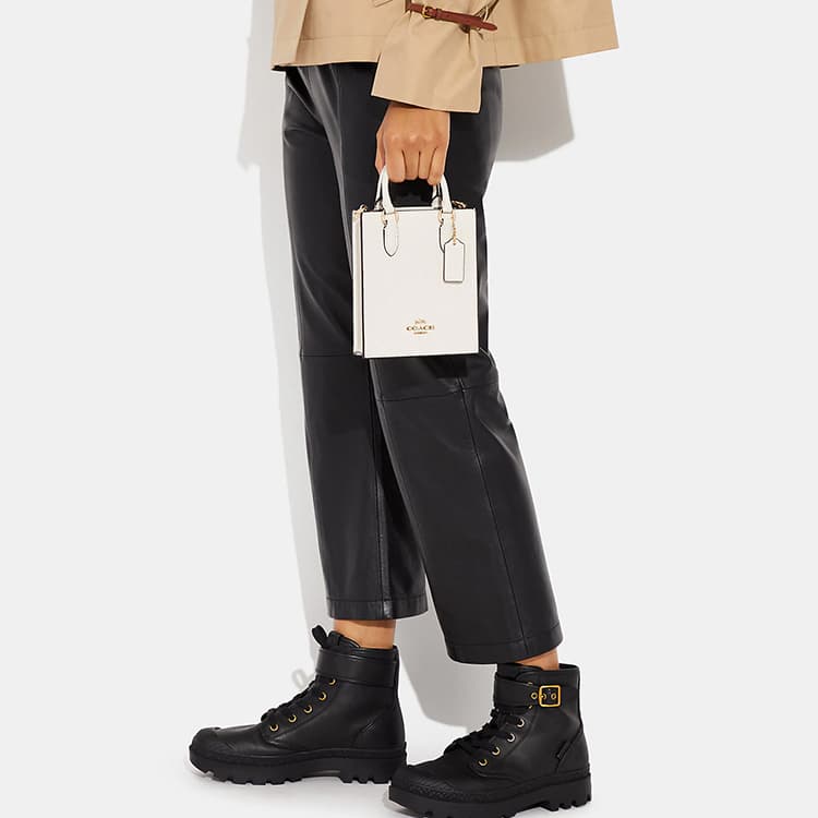 Сумка COACH N/S 14 Mini White - изображение 4