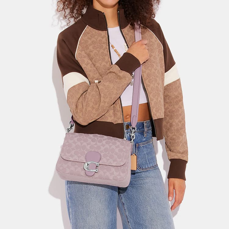 Мини-сумка COACH Tabby 26 Logo - изображение 7