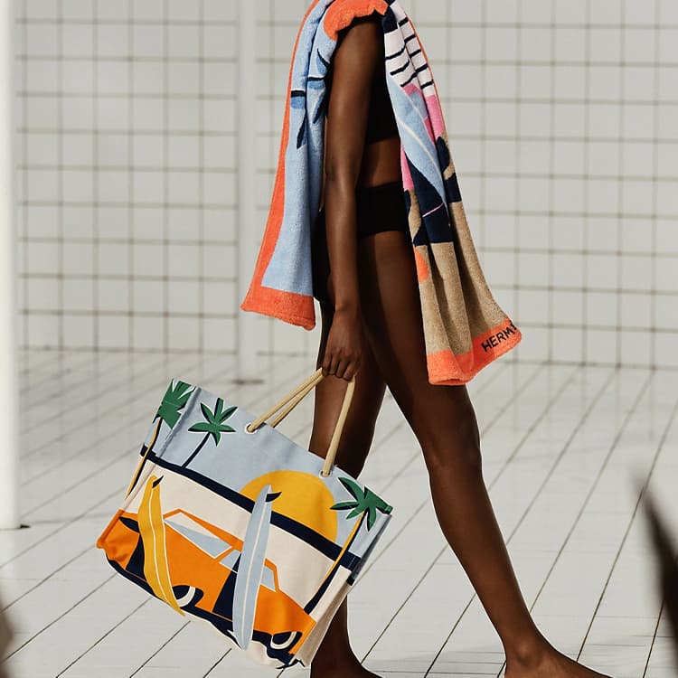 Сумка HERMES Apres la Vague Tote - изображение 10