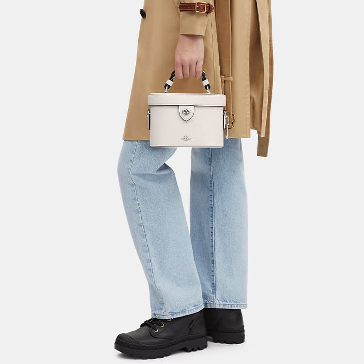 Сумка COACH Kay 20 White - изображение 4