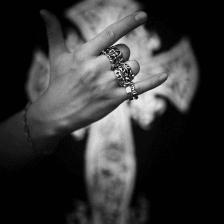 Кольцо Chrome Hearts Cross Ring Silver - изображение 8