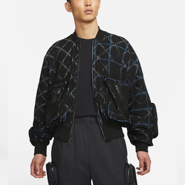 Куртка Nike MA-1 Bomber Jacket Black - изображение 4