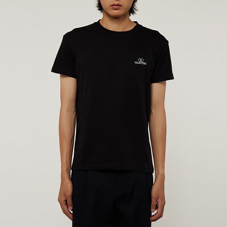 Футболка Valentino T-Shirt Black — фото 3