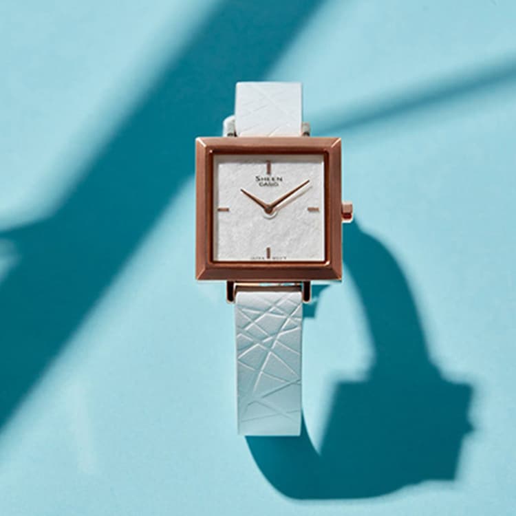 Часы CASIO SHEEN SHE-C151PGL-7AUPFP-person - изображение 4