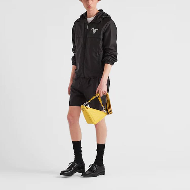 Куртка Prada FW22 Hooded Jacket Black - изображение 3