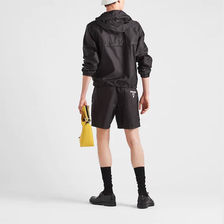 Куртка Prada FW22 Hooded Jacket Black - изображение 4