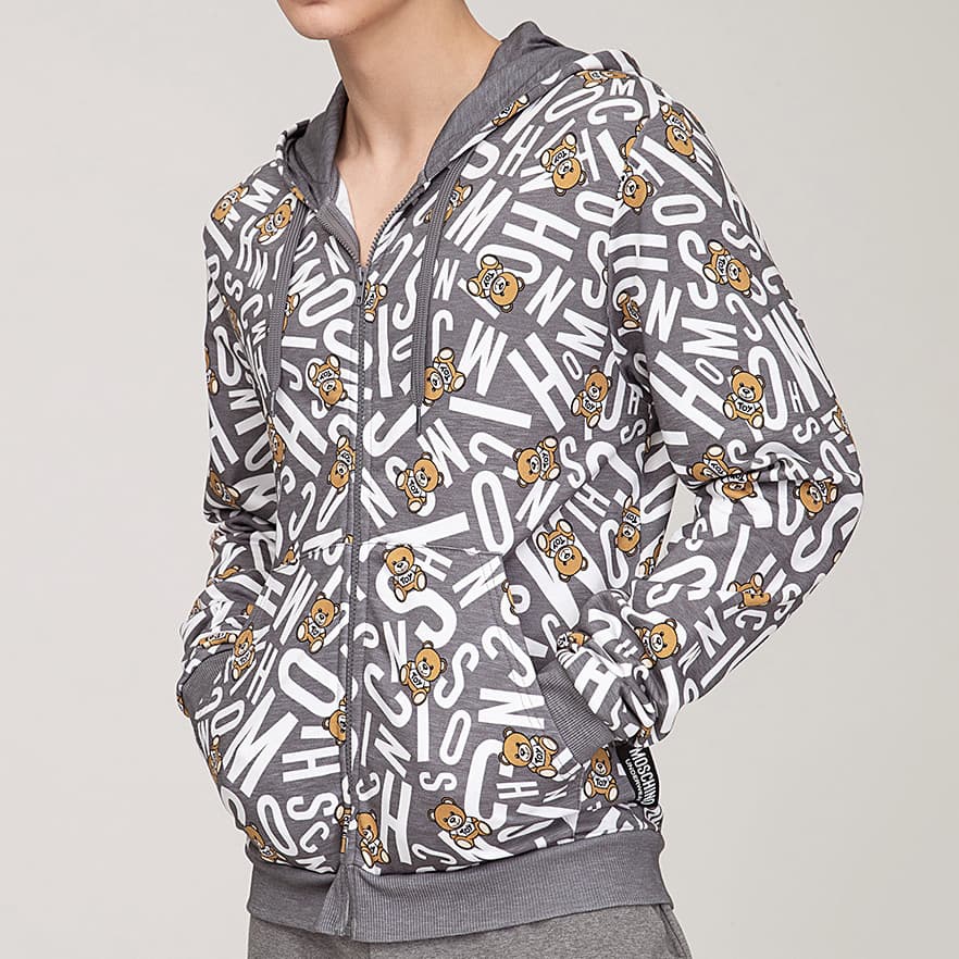 Кофта MOSCHINO Underwear Logo Sweatshirt - изображение 3