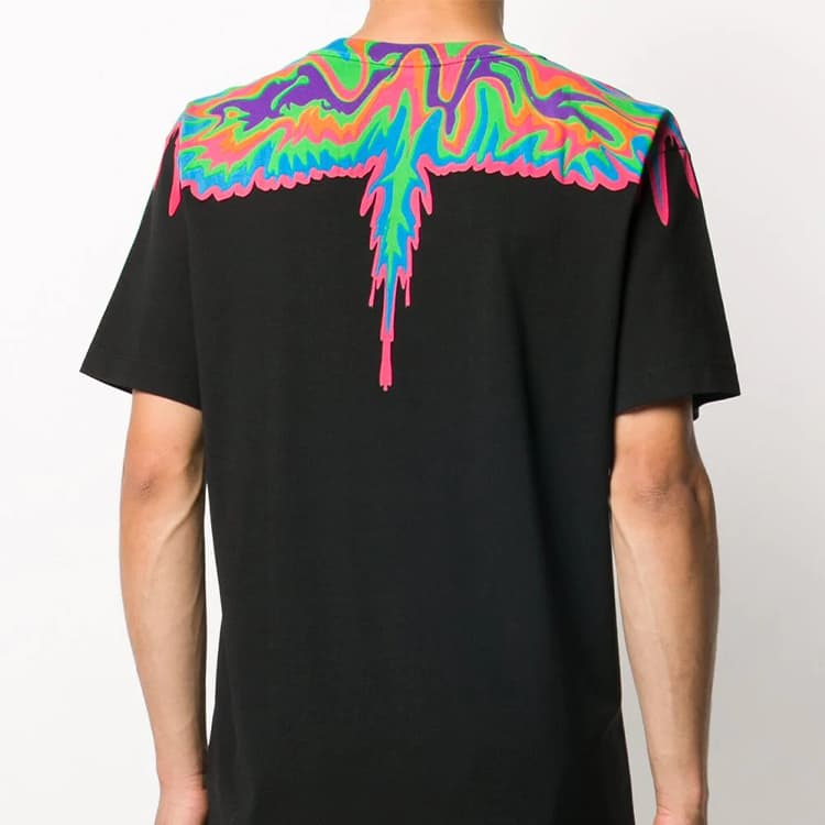 Футболка Marcelo Burlon Wing Print T-Shirt Black - изображение 4