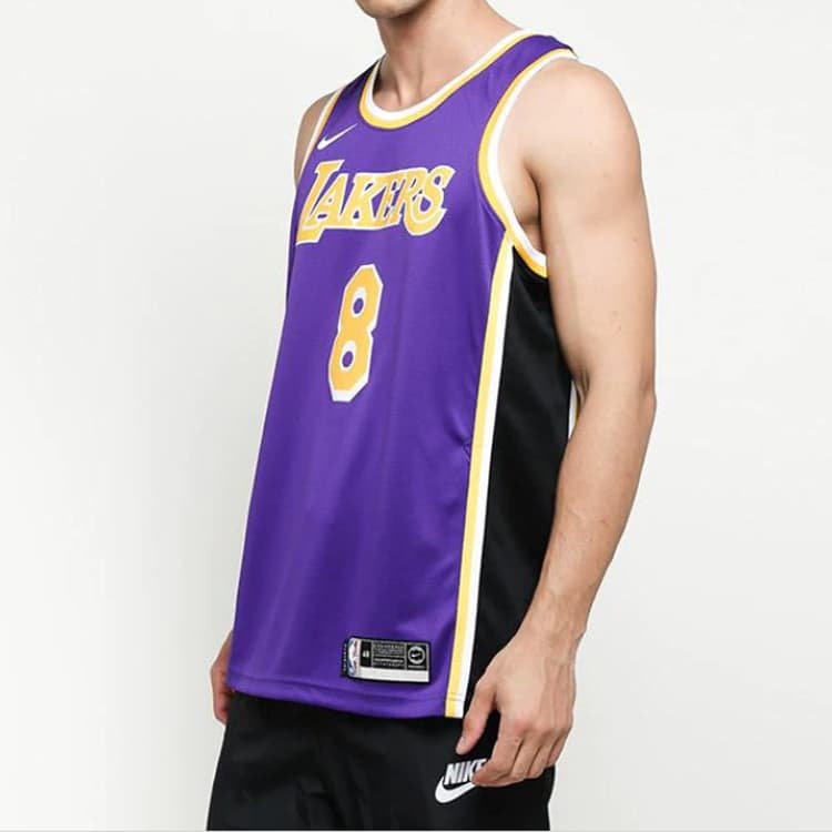 Баскетбольная майка Nike NBA Los Angeles Lakers Kobe Bryant 8 Fan Jersey Purple - изображение 3