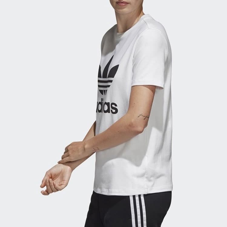 Футболка adidas originals Trefoil Tee White T - изображение 6