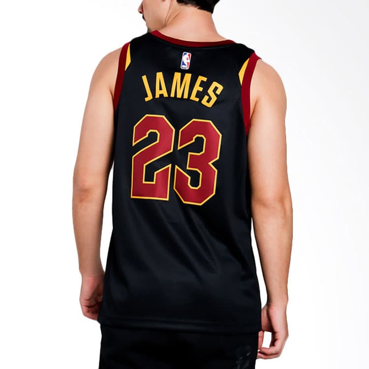 Баскетбольная майка Nike LeBron James Cavaliers Jersey 23 Black - изображение 4