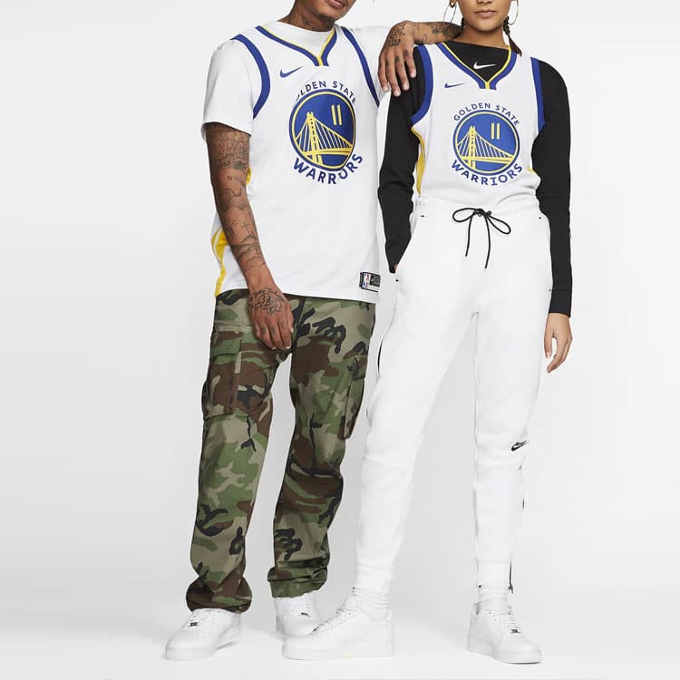 Баскетбольная майка Nike NBA Warriors Thompson 11 Jersey White - изображение 2