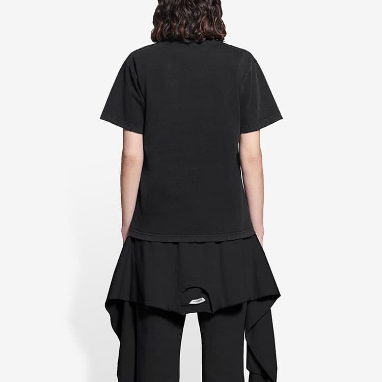 Футболка Balenciaga Rammstein T-Shirt Black - изображение 4