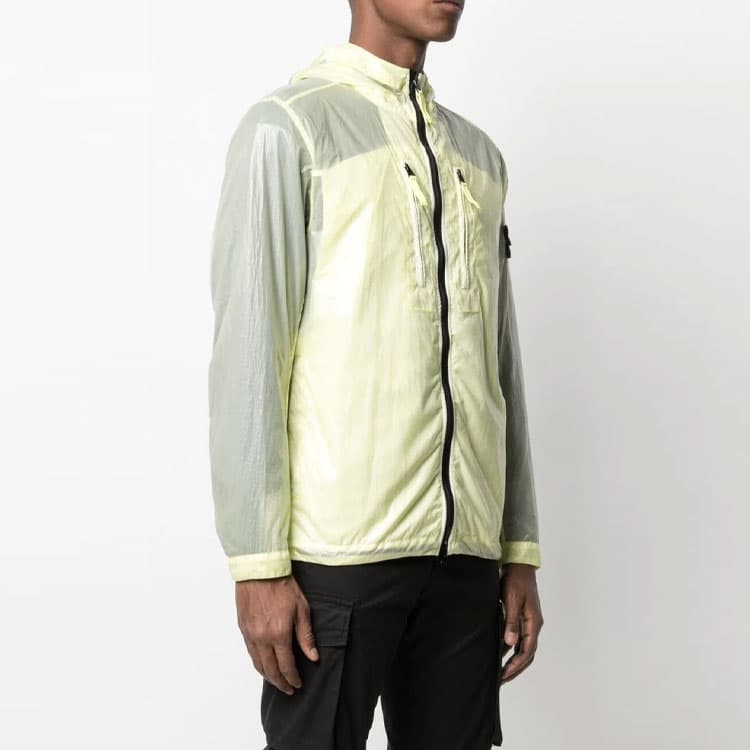 Куртка Stone Island SS21 Logo Windbreaker Yellow - изображение 3